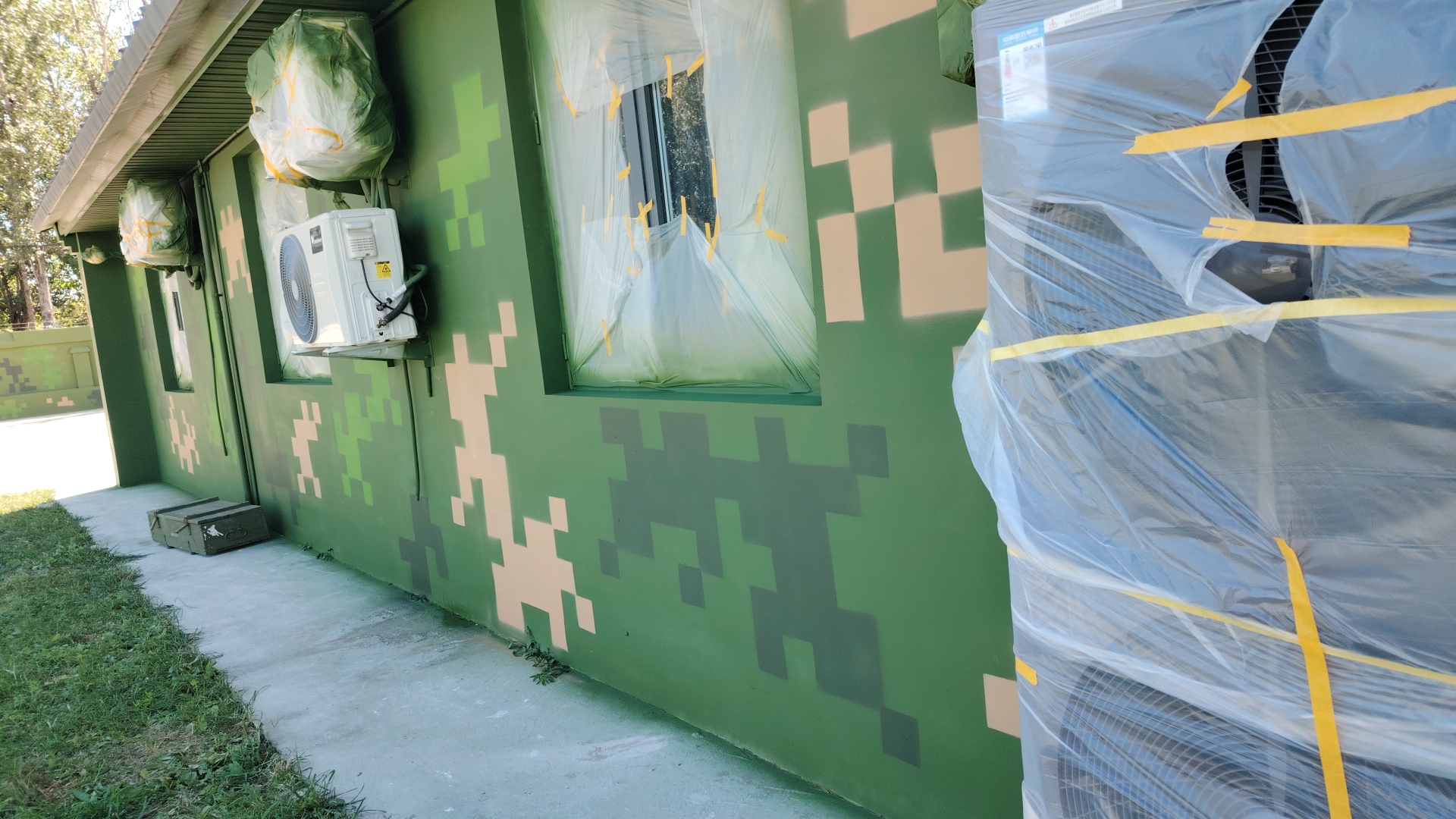 海南藏族外墙迷彩漆施工多少钱 伪装迷彩漆  